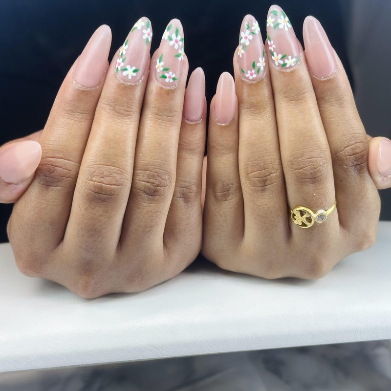 Statement red nails